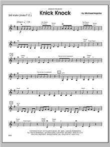 Knick Knock - Violin 3 