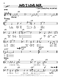 And I Love Her [Jazz version]