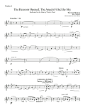 The Heavens Opened; The Angels Filled the Sky - Violin 1