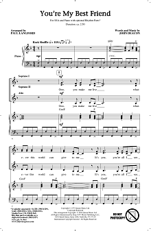 You're My Best Friend (arr. Paul Langford) 