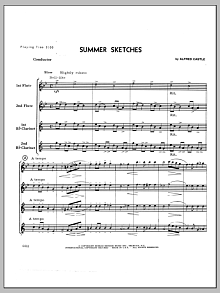 Summer Sketches - Full Score 