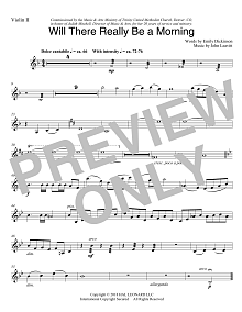 Will There Really Be A Morning - Violin 2 