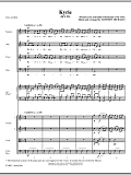 Kyrie (KV33) - Full Score