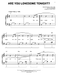 Are You Lonesome Tonight? (arr. Phillip Keveren)