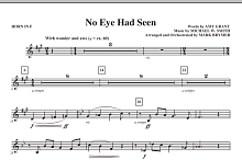 No Eye Had Seen - F Horn 