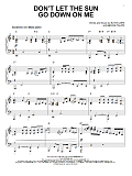 Don't Let The Sun Go Down On Me [Jazz version] (arr. Brent Edstrom)