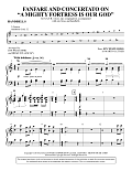 Fanfare and Concertato on A Mighty Fortress Is Our God - Handbells
