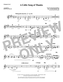 A Celtic Song of Thanks - Bb Clarinet 1 & 2 