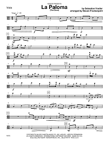La Paloma (The Dove) - Viola 