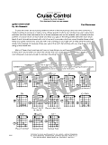 Cruise Control - Guitar Chord Chart