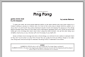 Ping Pong - Guitar Chord Chart