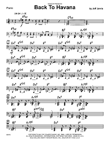 Back To Havana - Piano 