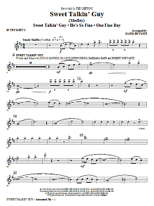 Sweet Talkin' Guy - Music Of The Chiffons (Medley) - Bb Trumpet 1 