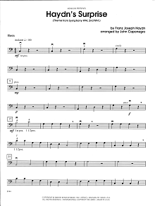 Haydn's Surprise (Theme from Symphony #94, 2nd Mvt.) - Bass 