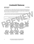 Caribbean Getaway - Guitar Chord Chart