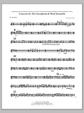 Concerto For Alto Saxophone And Wind Ensemble - Eb Alto Saxophone 1