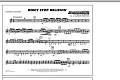 Don't Stop Believin' - Bb Horn/Flugelhorn