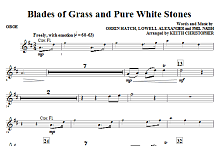 Blades Of Grass And Pure White Stones - Oboe 