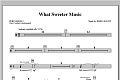 What Sweeter Music - Percussion 2