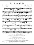Lady GaGa Hit Mix - Violin 3 (Viola Treble Clef)