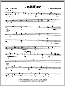 Cerulean Blue - Alto Sax 2 