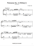 Polonaise  Op. 40, No. 1