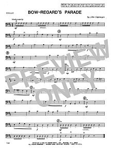 Bow-Regard's Parade - Cello 