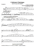 Celebrate Christmas (with O Come, All Ye Faithful) - Trombone 1