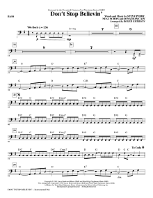 Don't Stop Believin' - Bass 