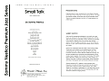 Small Talk - Full Score