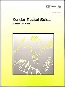 Kendor Recital Solos - Baritone T.C. - Solo Book with MP3 