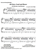 All Glory, Laud, And Honor (with Hosanna, Loud Hosanna) - Keyboard String Reduction