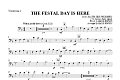 The Festal Day Is Here - Trombone 1
