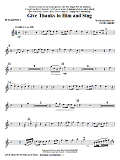Give Thanks To Him And Sing - Bb Clarinet 1