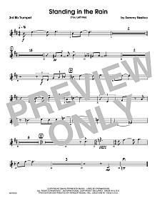 Standing In The Rain (You Left Me) - 3rd Bb Trumpet 