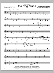 Frog Prince, The - 3rd Violin 
