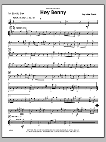 Hey Benny - 1st Eb Alto Saxophone 