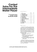 Contest Solos For The Intermediate Mallet Player