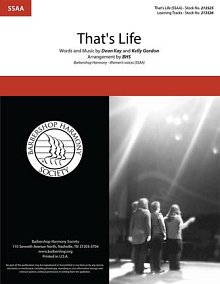 That's Life (arr. Barbershop Harmony Society) 