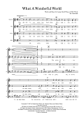 What A Wonderful World (arr. Sam Burns)