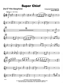 Super Chief - 2nd Eb Alto Saxophone 