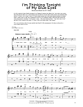 I'm Thinking Tonight Of My Blue Eyes (arr. Fred Sokolow)