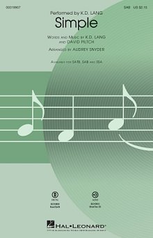 Simple (arr. Audrey Snyder) 