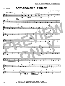 Bow-Regard's Parade - 2nd Violin 
