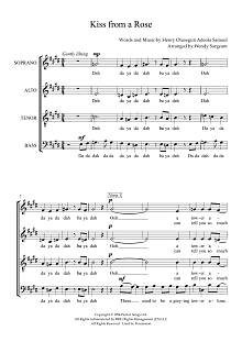 Kiss from a Rose (arr. Wendy Sergeant) 