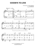 Goodbye To Love (arr. Phillip Keveren)