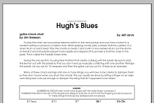 Hugh's Blues - Guitar/ Rhythm 