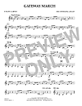 Gateway March - Bb Bass Clarinet