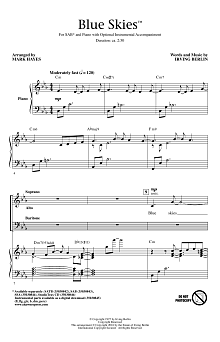 Blue Skies (arr. Mark Hayes) 