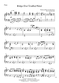 Bridge Over Troubled Water (SSATBB) (arr. Craig McLeish) - Piano Accompaniment